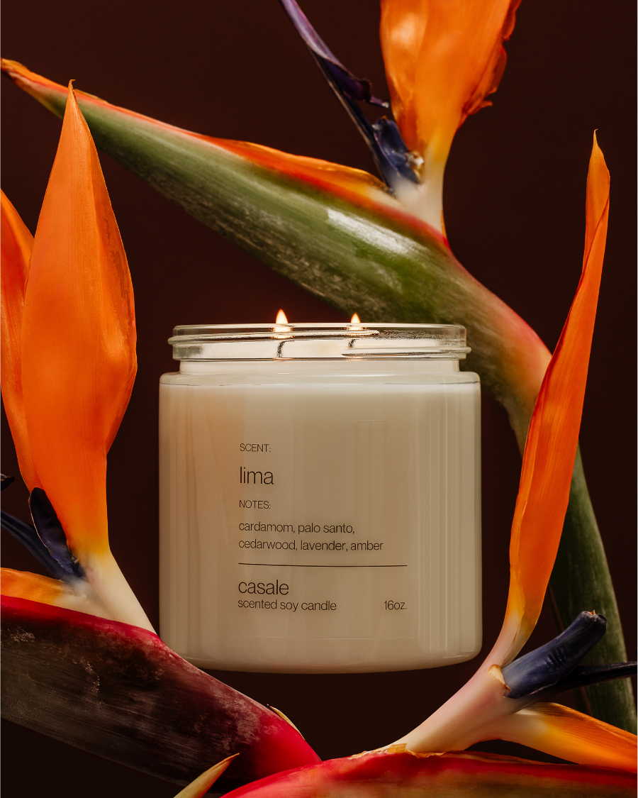 LIMA DOUBLE WICKED SOY CANDLE (16oz / 453g)