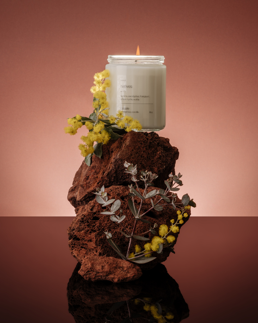 NATIVES SINGLE WICKED SOY CANDLE (8oz / 226g)