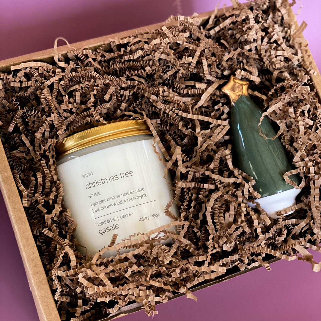 WOODLAND CHRISTMAS TREE GIFT BOX