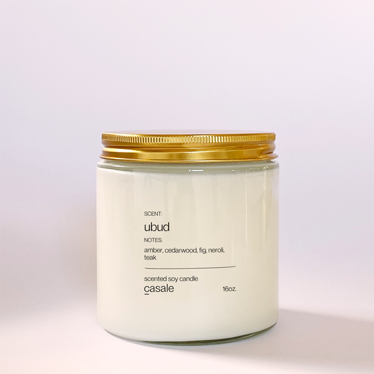 UBUD DOUBLE WICKED SOY CANDLE (16oz / 453g)