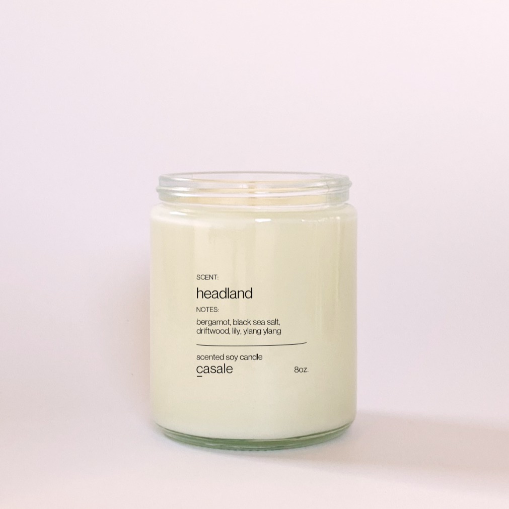 HEADLAND SINGLE WICKED SOY CANDLE (8oz / 226g)