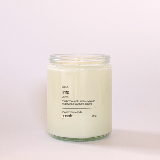 LIMA SINGLE WICKED SOY CANDLE (8oz / 226g)