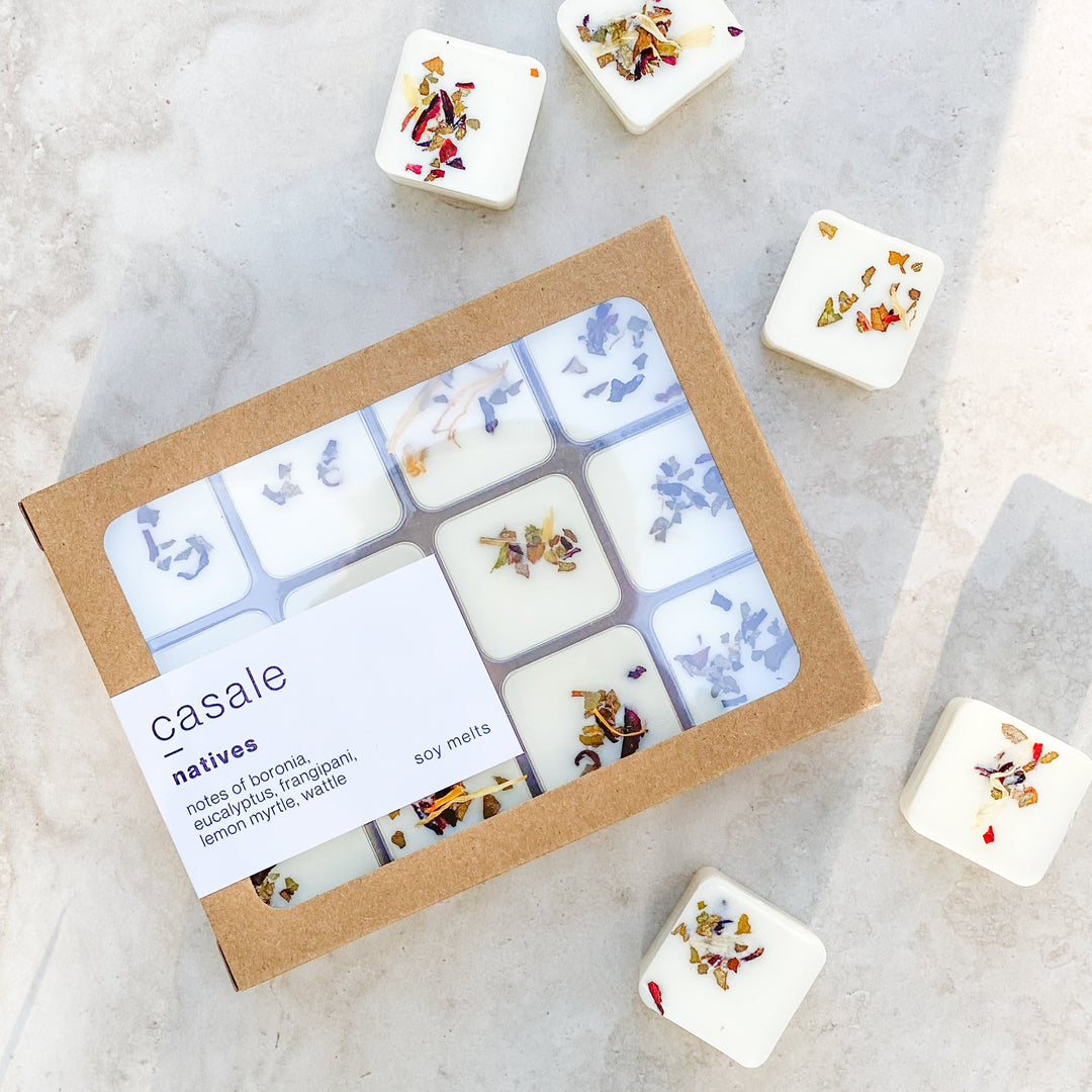 12 natives scented soy wax melts