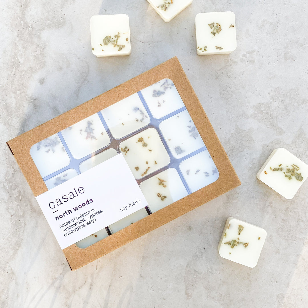 12 north woods scented soy wax melts