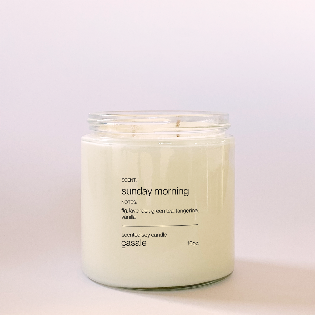 SUNDAY MORNING DOUBLE WICKED SOY CANDLE (16oz / 453g)