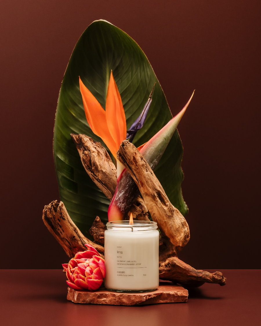 LIMA SINGLE WICKED SOY CANDLE (8oz / 226g)