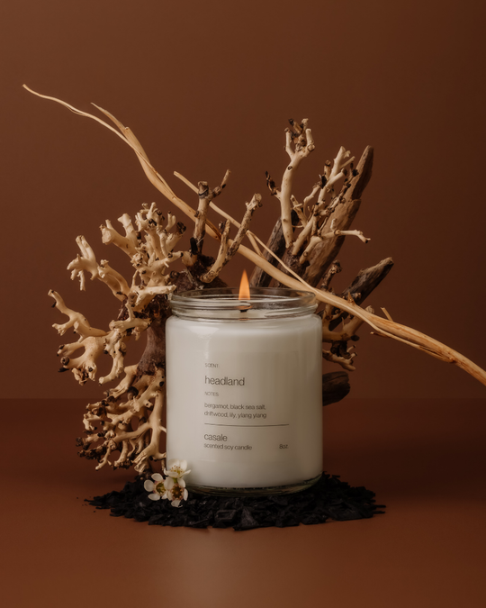 HEADLAND SINGLE WICKED SOY CANDLE (8oz / 226g)