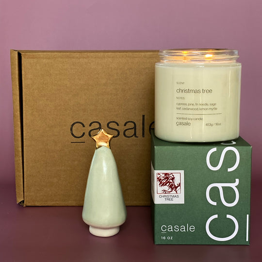 EVERGREEN CHRISTMAS TREE GIFT BOX