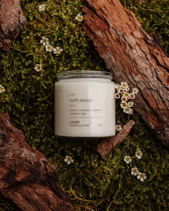 NORTH WOODS DOUBLE WICKED SOY CANDLE (16oz / 453g)