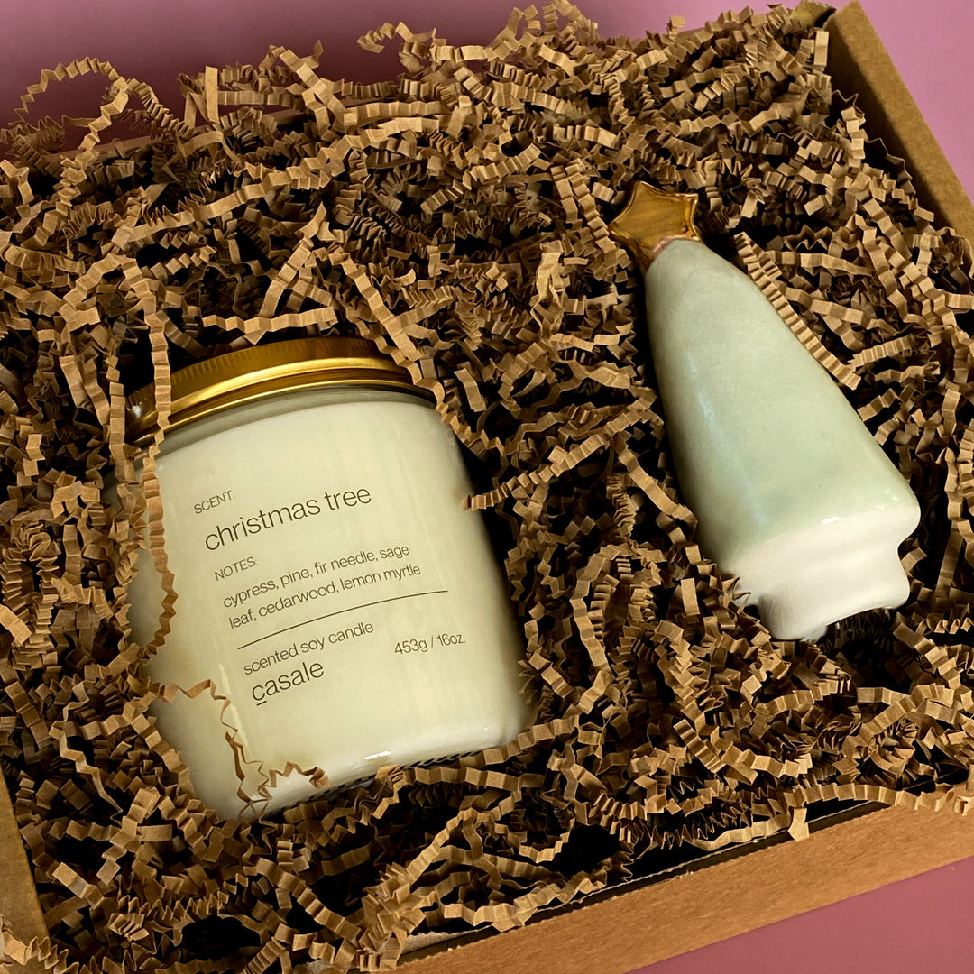 EVERGREEN CHRISTMAS TREE GIFT BOX