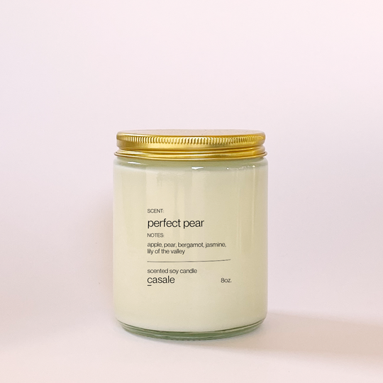 PERFECT PEAR SINGLE WICKED SOY CANDLE (8oz / 226g)