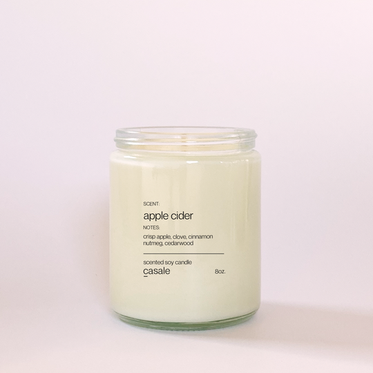Pre Order: APPLE CIDER SINGLE WICKED SOY CANDLE (8oz / 226g)