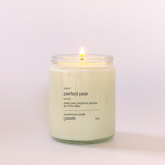 PERFECT PEAR SINGLE WICKED SOY CANDLE (8oz / 226g)