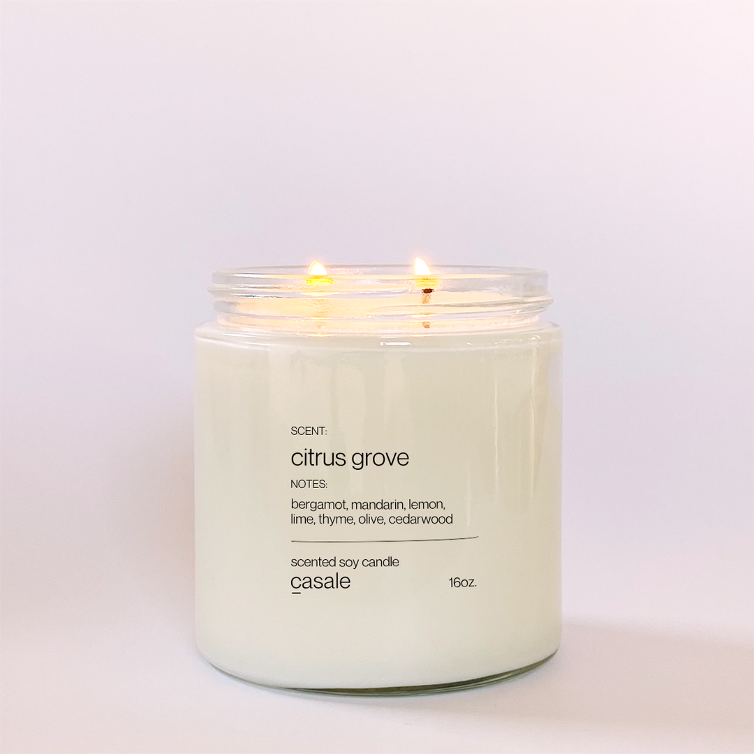CITRUS GROVE DOUBLE WICKED SOY CANDLE (16oz / 453g)