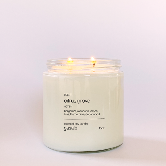 CITRUS GROVE DOUBLE WICKED SOY CANDLE (16oz / 453g)