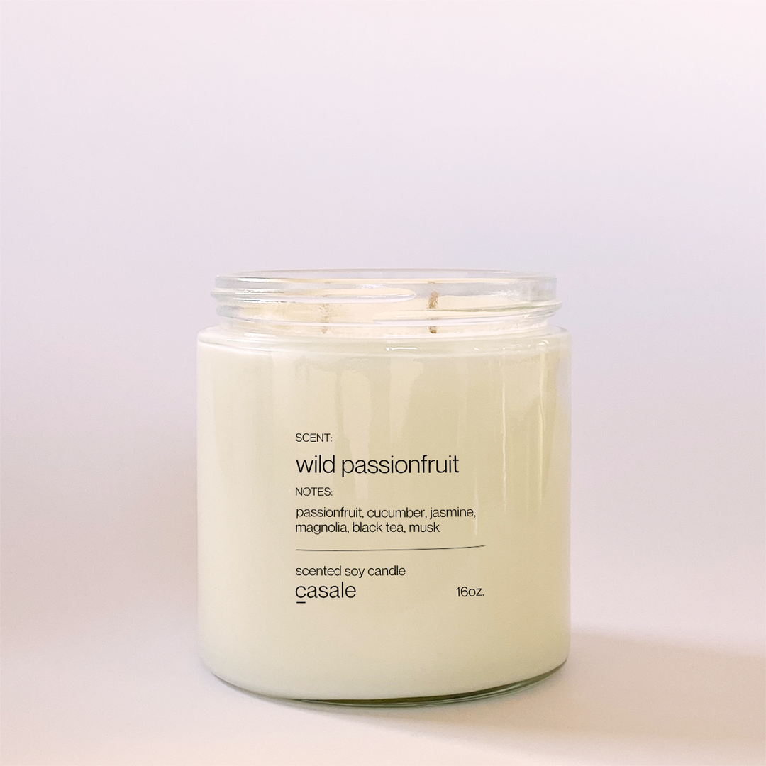 WILD PASSIONFRUIT DOUBLE WICKED SOY CANDLE (16oz / 453g)