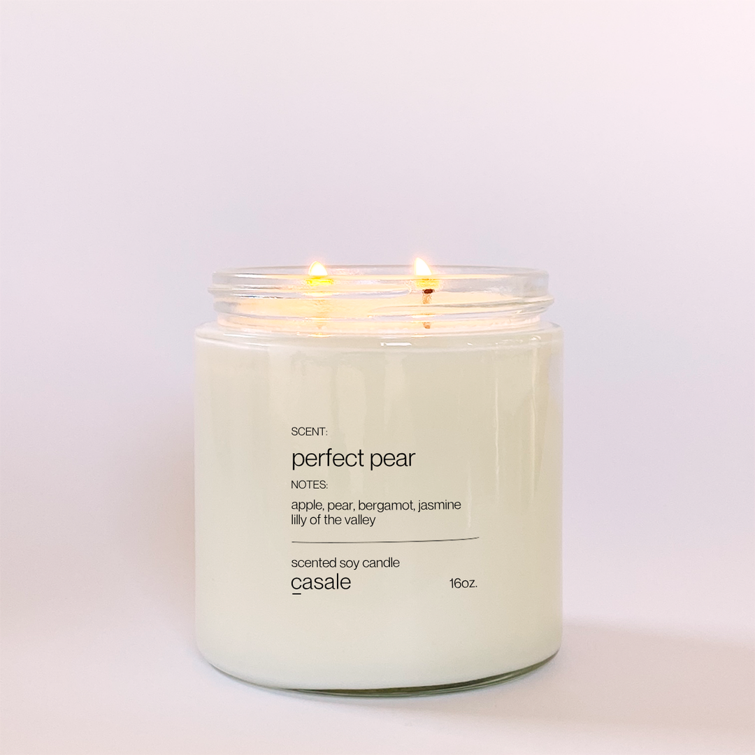 PERFECT PEAR DOUBLE WICKED SOY CANDLE (16oz / 453g)