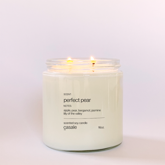 PERFECT PEAR DOUBLE WICKED SOY CANDLE (16oz / 453g)