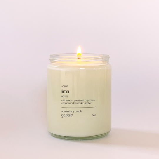 LIMA SINGLE WICKED SOY CANDLE (8oz / 226g)
