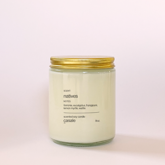NATIVES SINGLE WICKED SOY CANDLE (8oz / 226g)