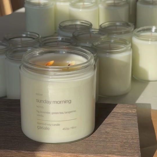 SUNDAY MORNING DOUBLE WICKED SOY CANDLE (16oz / 453g)
