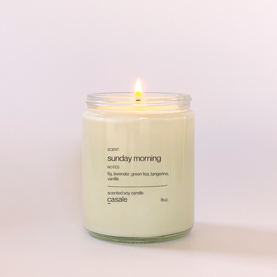 SUNDAY MORNING SINGLE WICKED SOY CANDLE (8oz / 226g)