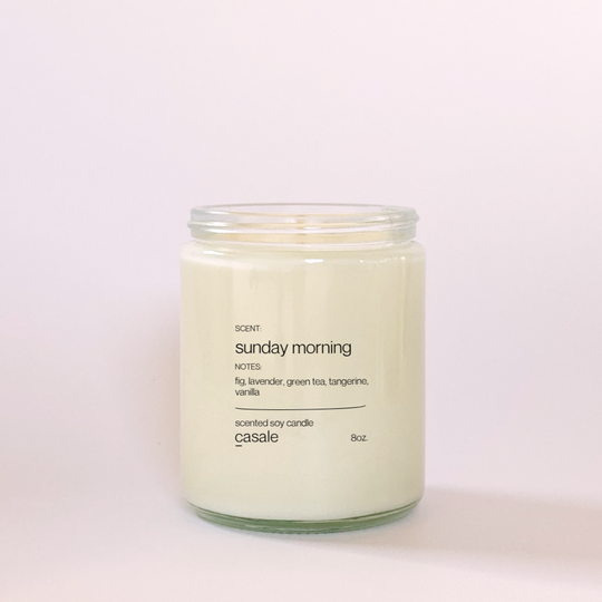 SUNDAY MORNING SINGLE WICKED SOY CANDLE (8oz / 226g)